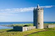 16th-century Doonagore Castle, Doolin, Co Clare, Ireland.