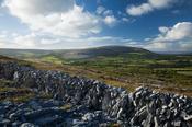 Limestone landscape near Ailwee, The Burren, Co Clare, Ireland. image