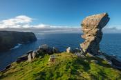 Rock formation at Hag's Head, Cliffs of Moher, County Clare, Ireland.