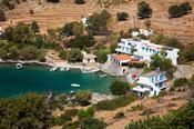 The hamlet of Finix or Phoenix, White Mountains, Sfakia, Crete, Greece.