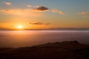 Sunset view from Slieve Gallion, Co Derry, Ireland.