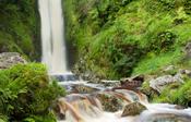 Glenevin Waterfall, Clonmany, Inishowen, Co Donegal, Ireland.