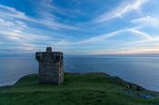 Lookout tower on Carrigan Head, County Donegal, Ireland.