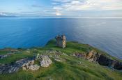 Lookout tower on Carrigan Head, County Donegal, Ireland.