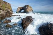 Great Pollet sea arch, Fanad Head, County Donegal Ireland. image