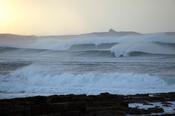 Surfers in Donegal Bay, County Donegal, Ireland. image