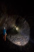 Inside Poll a Chorra cave, Owey Island, County Donegal, Ireland.