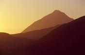 Evening light on Errigal Mountain, Co Donegal, Ireland.