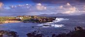 Coastal cottage, Ineuran Bay, Inishowen Peninsula, Co Donegal, Ireland.