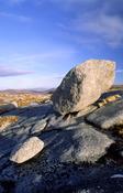Glacial erratic on Moylenanav, Glendowan Mountains, Co Donegal, Ireland.