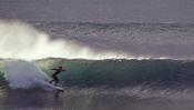 Ciaran Haresnape surfing near Bundoran, County Donegal, Ireland. image