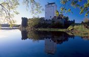 Reflection of Doe Castle, Co Donegal, Ireland. image