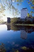 Reflection of Doe Castle, Co Donegal, Ireland. image