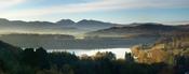 The Mourne Mountains from Castlewellan Forest Park, Co Down, Northern Ireland.
