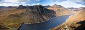 View of the Silent Valley Reservoir, Mourne Mountains, Co Down, Northern Ireland.
