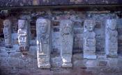 Early Christian carvings, White Island, Lough Erne, County Fermanagh, Northern Ireland.