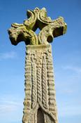 15th century high cross, Devenish Island, Lower Lough Erne, County Fermanagh, Northern Ireland.