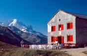 Refuge de la Balme, Tour of Mont Blanc, French Alps, France.