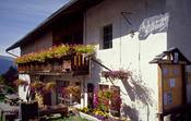 The Auberge du Bionnassay guesthouse, Bionnassay village, French Alps, France.