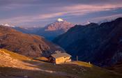 Refuge du Col de la Croix du Bonhomme, Tour of Mt Blanc, French Alps, France.