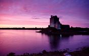 Dunguaire Castle at dusk, Kinvara, Co Galway, Ireland. image