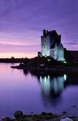 Dusk reflection of Dunguaire Castle, Kinvara, Co Galway, Ireland. image