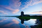 Reflection of Dunguaire Castle, Kinvara, Galway Bay, Co Galway, Ireland. image