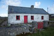 Traditional old cottage on Inishmore, Aran Islands, County Galway, Ireland.