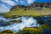 Remote farmhouse beside the Odulbruara river, Brunasandur. Sudhurland, south Iceland.
