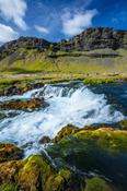 Remote farmhouse beside the Odulbruara river, Brunasandur. Sudhurland, south Iceland.