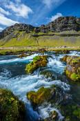 Remote farmhouse beside the Odulbruara river, Brunasandur. Sudhurland, south Iceland.