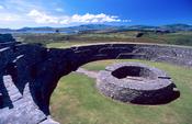 10th century Cahergal Ring Fort, Cahersiveen, Co Kerry, Ireland.