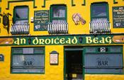 Pub front in Dingle town, Dingle Peninsula, Co Kerry, Ireland.