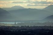 Killarney and the national park beyond, County Kerry, Ireland.