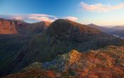 Looking towards Broaghnabinnia and the Macgillycuddy's Reeks from Stumpa Duloigh, County Kerry, Ireland.