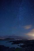 Milky Way above Cromwell Point lighthouse, Valentia Island, County Kerry, Ireland.