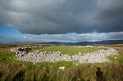 Neolithic ringfort, Tullyskeherny, Co Leitrim, Ireland.