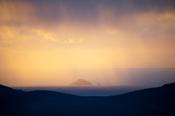Evening rain shower off the coast of Achill Island, Co Mayo , Ireland. image