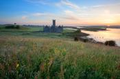Summer dawn at Rosserk Abbey, County Mayo, Ireland. image