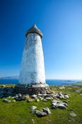 Summit marker on top of Knocknaskea, Inishkea South Island, County Mayo, Ireland.