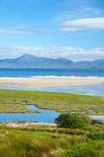 View towards Croagh Patrick from Mulranny, County Mayo, Ireland.