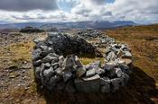 Roilig Mhuire (the Virgin's Cemetery), Croagh Patrick, County Mayo, Ireland.