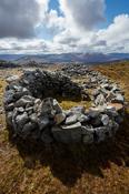 Roilig Mhuire (the Virgin's Cemetery), Croagh Patrick, County Mayo, Ireland.
