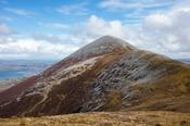 The summit of Croagh Patrick, County Mayo, Ireland.