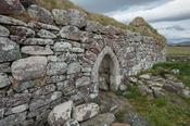 Early Christian church ruins at Gubbinwee, County Mayo, Ireland.