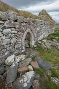 Early Christian church ruins at Gubbinwee, County Mayo, Ireland.