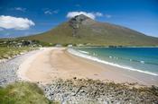 Doogort Strand and Slievemore, Achill Island, Co Mayo, Ireland.