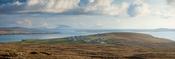 View across Carrowteige and Broadhaven Bay, Co Mayo, Ireland. image