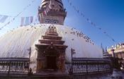 Swayambhunath Stupa near Kathmandu, Nepal. image