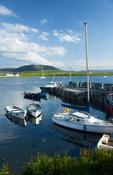 Boats in the harbour at Rosses Point, Co Sligo, Ireland